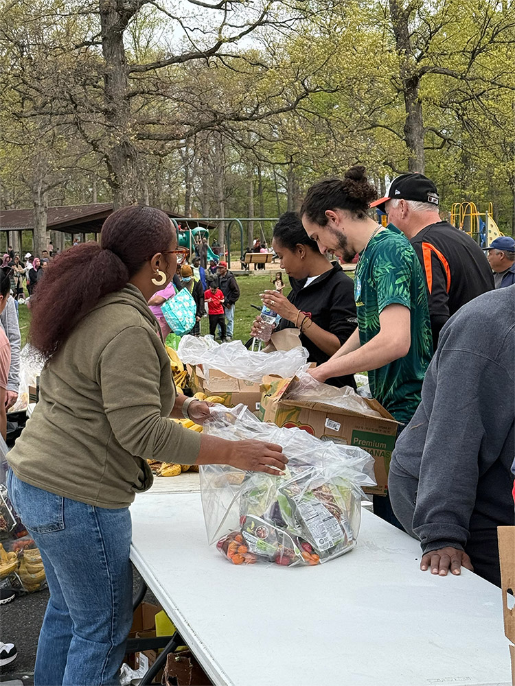 Passion + Compassion Food Distribution community event