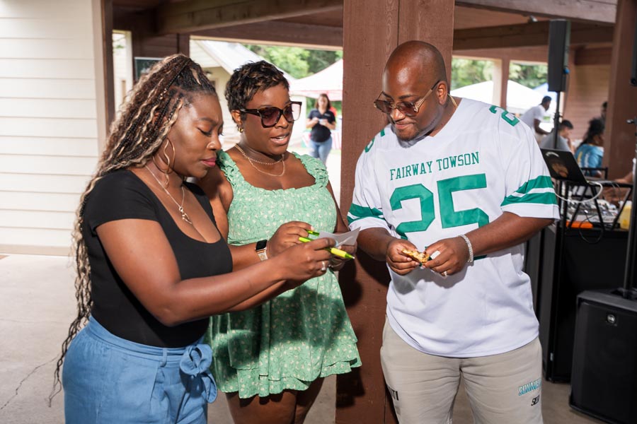 The Crane Team of Fairway enjoying a crab feast work event in 2025