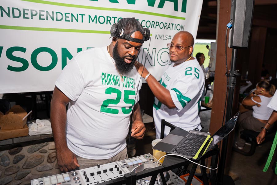 The Crane Team of Fairway enjoying a crab feast work event in 2025