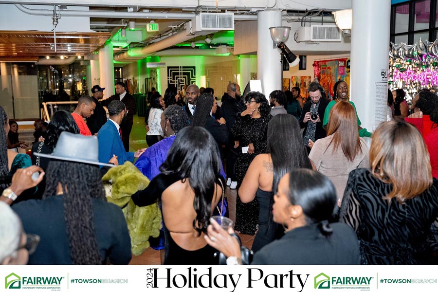 guests of the 2024 Holiday Party for The Crane Team