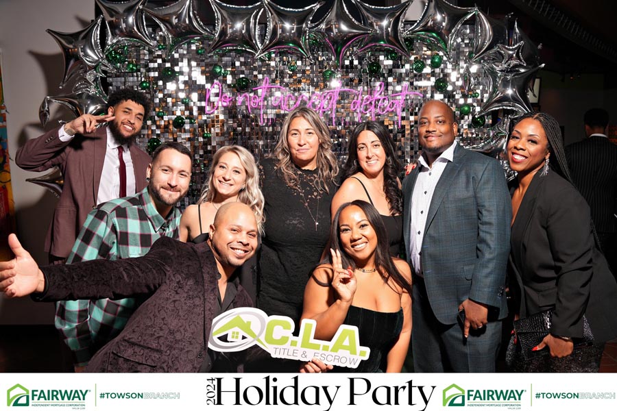 guests of the 2024 Holiday Party for The Crane Team