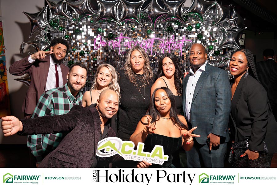 guests of the 2024 Holiday Party for The Crane Team