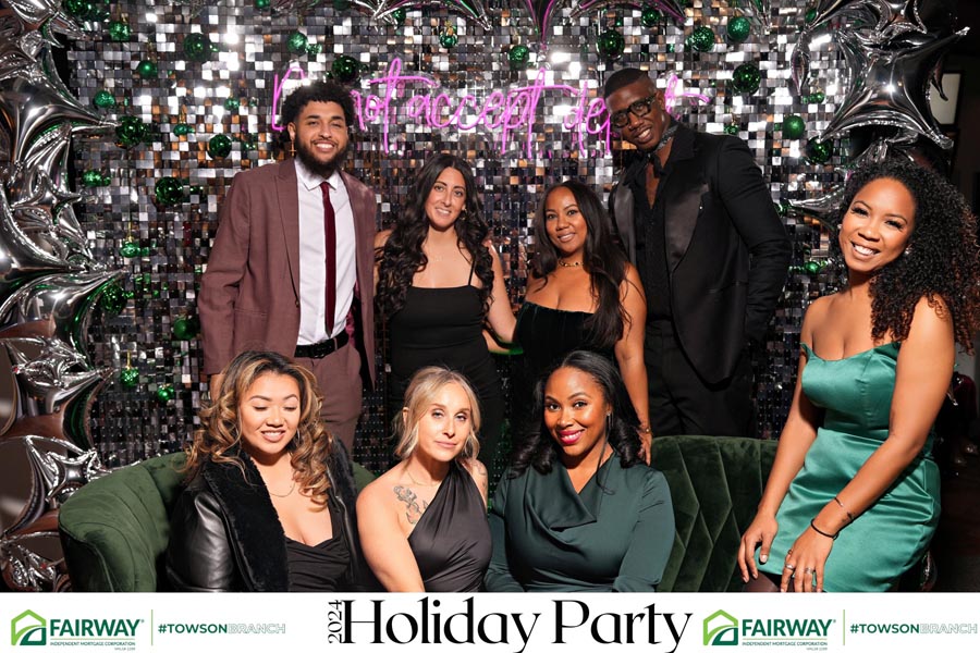 guests of the 2024 Holiday Party for The Crane Team