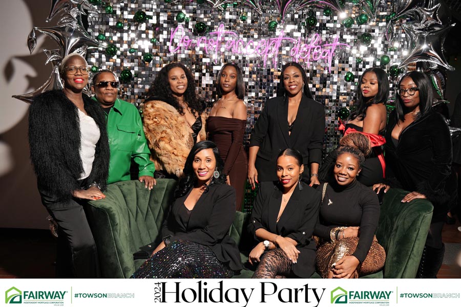 guests of the 2024 Holiday Party for The Crane Team