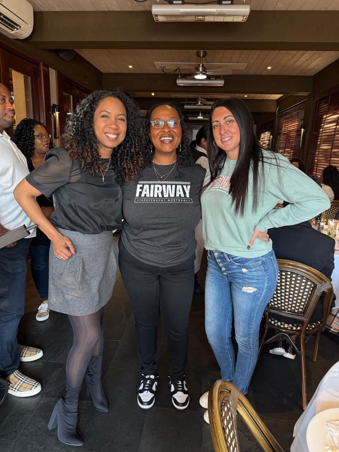 team members at Headshot Happy Hour event