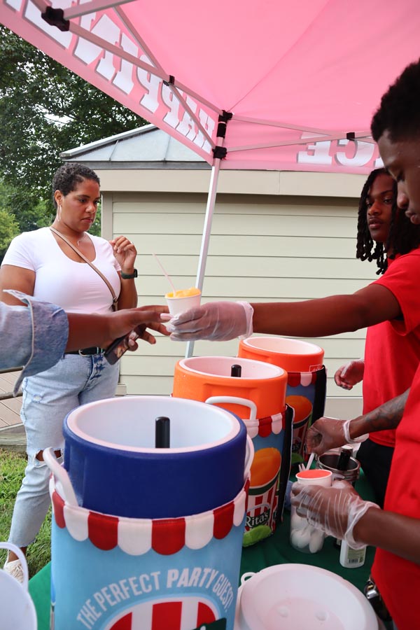 The Crane Team of Fairway enjoying a crab feast work event in 2025