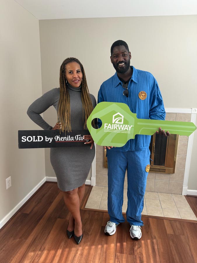 man celebrating mortgage closing
